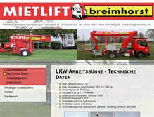 Tablet Screenshot of breimhorst.com